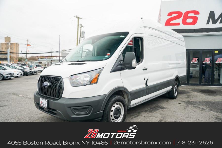2021 Ford Transit Cargo Van T-250 148" EL Hi Rf 9070 GVWR RWD, available for sale in Bronx, New York | 26 Motors Auto Group. Bronx, New York
