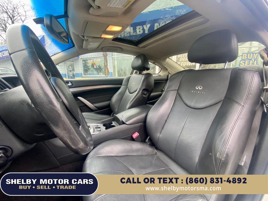 2012 INFINITI G37 Coupe 2dr x AWD, available for sale in Springfield, Massachusetts | Shelby Motor Cars. Springfield, Massachusetts 2012 INFINITI G37 Coupe 2dr x AWD, available for sale in Springfield, Massachusetts | Shelby Motor Cars. Springfield, Massachusetts
