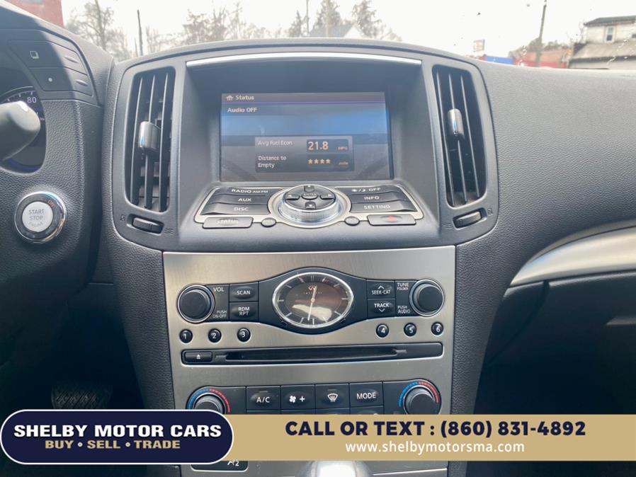 2012 INFINITI G37 Coupe 2dr x AWD, available for sale in Springfield, Massachusetts | Shelby Motor Cars. Springfield, Massachusetts 2012 INFINITI G37 Coupe 2dr x AWD, available for sale in Springfield, Massachusetts | Shelby Motor Cars. Springfield, Massachusetts
