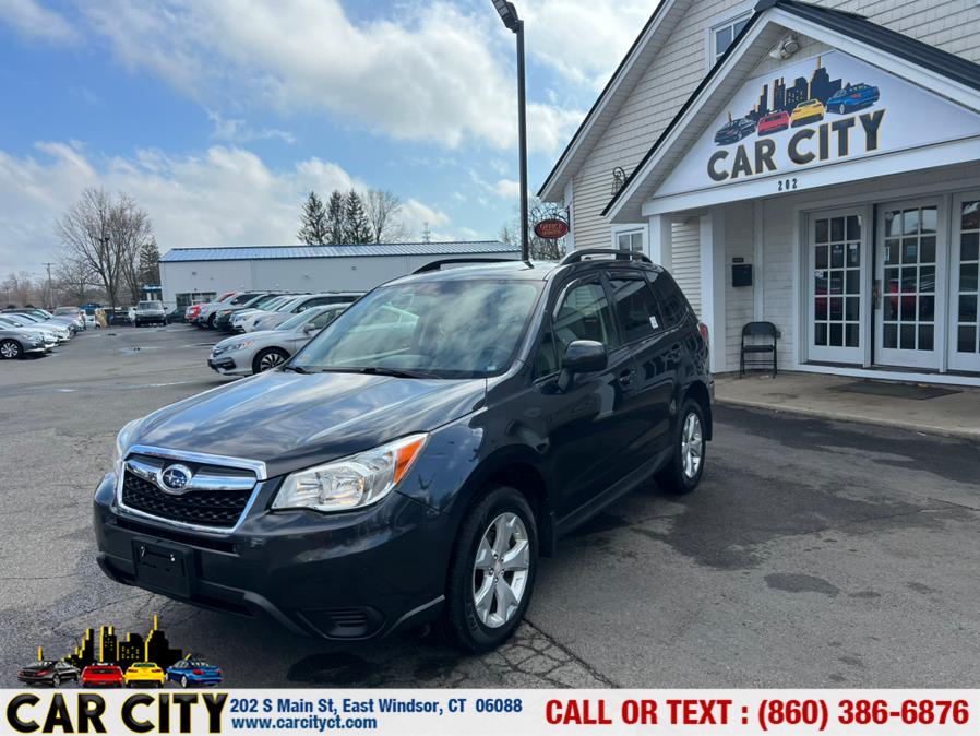 2016 Subaru Forester 4dr CVT 2.5i Premium PZEV, available for sale in East Windsor, Connecticut | Car City LLC. East Windsor, Connecticut