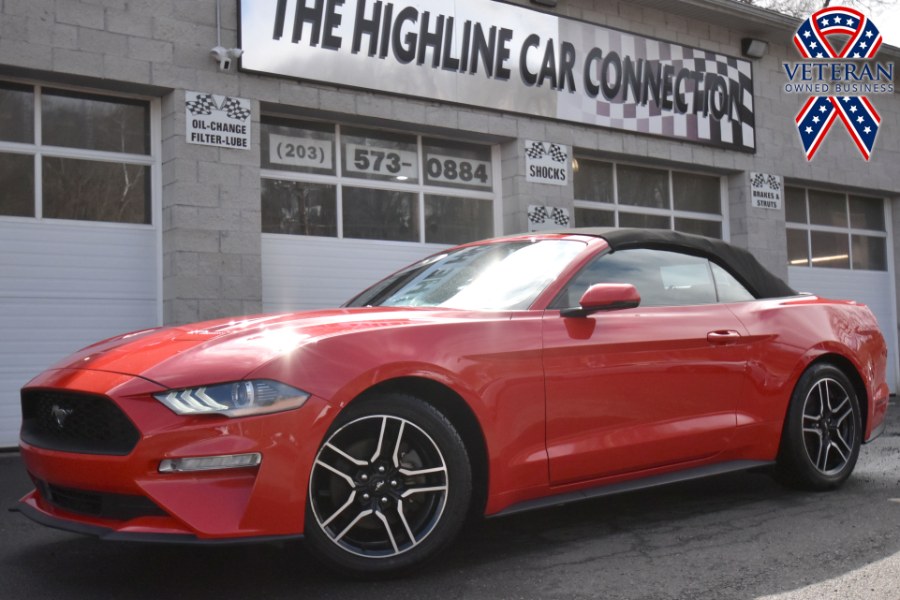 2020 Ford Mustang EcoBoost Premium Convertible, available for sale in Waterbury, Connecticut | Highline Car Connection. Waterbury, Connecticut 2020 Ford Mustang EcoBoost Premium Convertible, available for sale in Waterbury, Connecticut | Highline Car Connection. Waterbury, Connecticut
