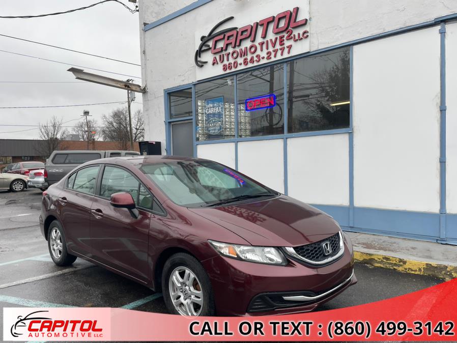 2014 Honda Civic Sedan 4dr CVT LX, available for sale in Manchester, Connecticut | Capitol Automotive 2 LLC. Manchester, Connecticut 2014 Honda Civic Sedan 4dr CVT LX, available for sale in Manchester, Connecticut | Capitol Automotive 2 LLC. Manchester, Connecticut