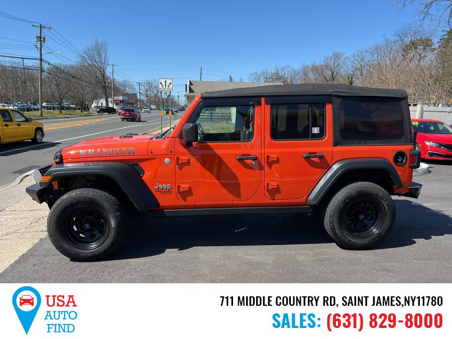 2019 Jeep Wrangler Unlimited Sport S 4x4, available for sale in Saint James, New York | USA Auto Find. Saint James, New York 2019 Jeep Wrangler Unlimited Sport S 4x4, available for sale in Saint James, New York | USA Auto Find. Saint James, New York