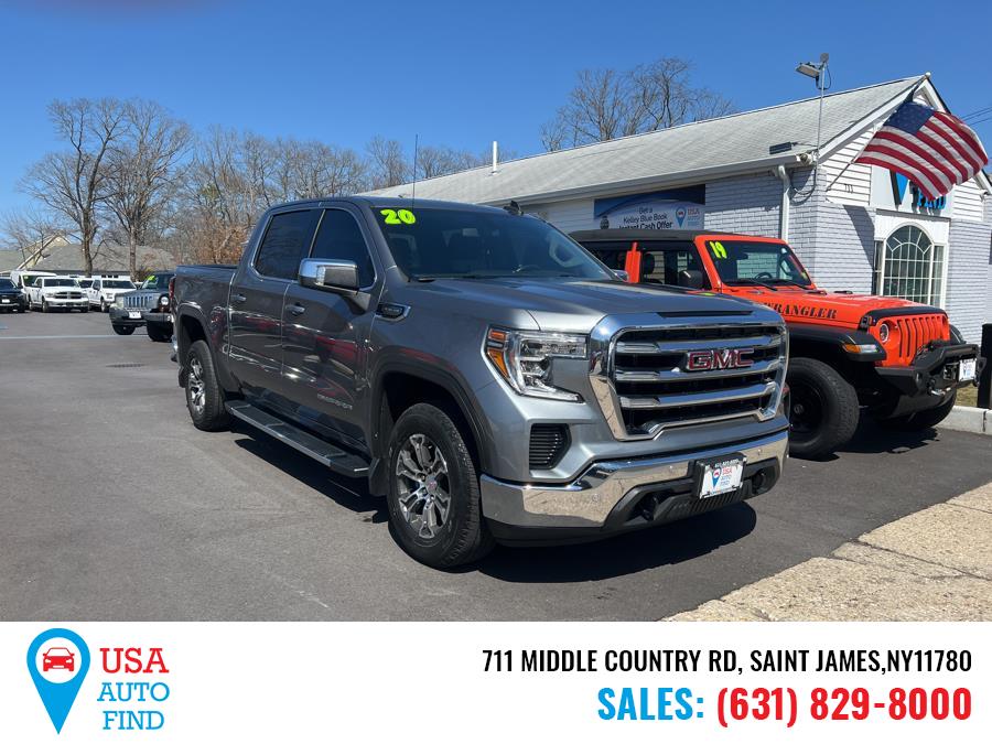 2020 GMC Sierra 1500 4WD Crew Cab 147" SLE, available for sale in Saint James, New York | USA Auto Find. Saint James, New York
