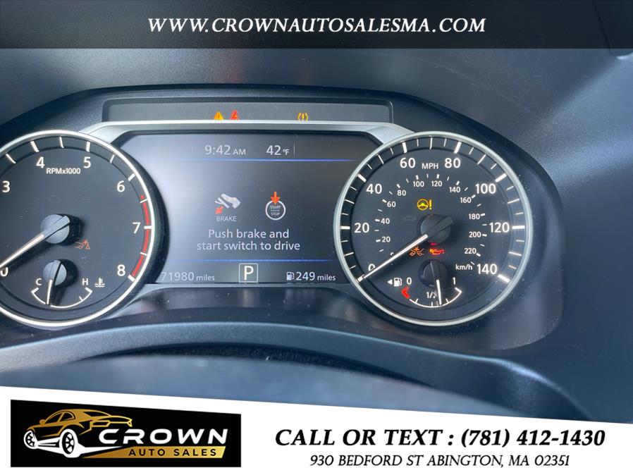 2020 Nissan Altima 2.5 SR AWD Sedan, available for sale in Abington, Massachusetts | Crown Auto Sales. Abington, Massachusetts 2020 Nissan Altima 2.5 SR AWD Sedan, available for sale in Abington, Massachusetts | Crown Auto Sales. Abington, Massachusetts