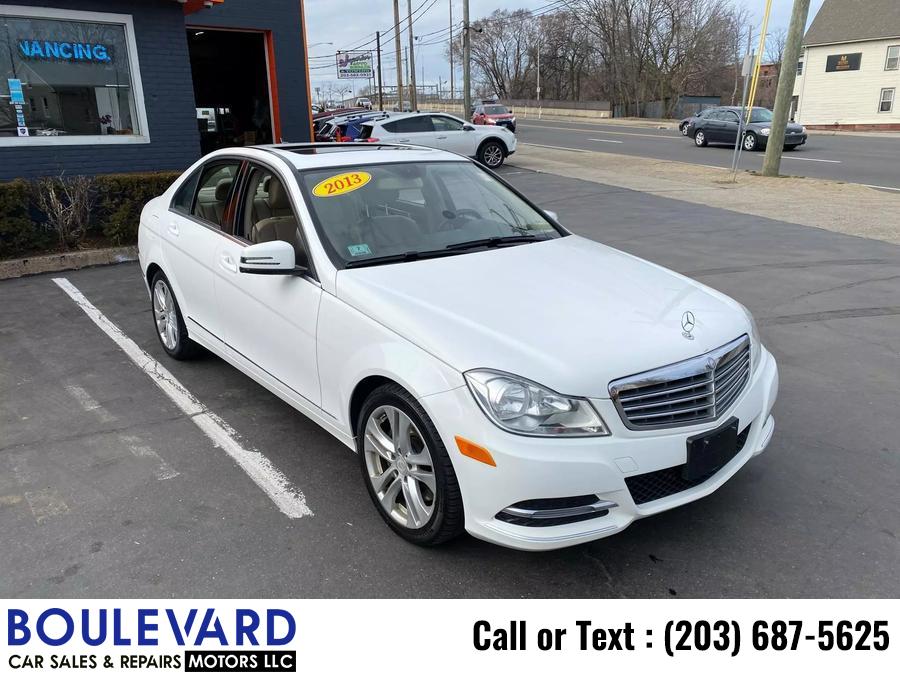 2013 Mercedes-benz C-class C 300 4MATIC Luxury Sedan 4D, available for sale in New Haven, Connecticut | Boulevard Motors LLC. New Haven, Connecticut