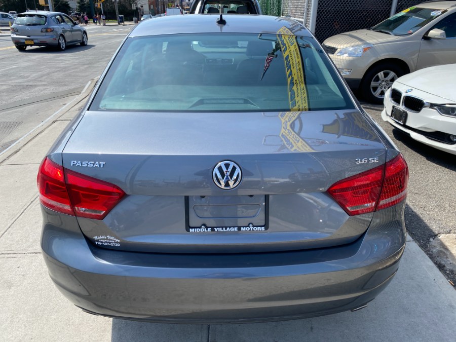 2012 Volkswagen Passat 4dr Sdn 3.6L V6 DSG SE w/Sunroof, available for sale in Middle Village, New York | Middle Village Motors . Middle Village, New York 2012 Volkswagen Passat 4dr Sdn 3.6L V6 DSG SE w/Sunroof, available for sale in Middle Village, New York | Middle Village Motors . Middle Village, New York
