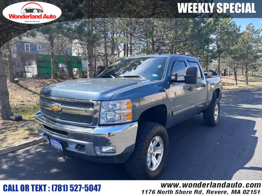 2012 Chevrolet Silverado 1500 4WD Crew Cab 143.5" LT, available for sale in Revere, Massachusetts | Wonderland Auto. Revere, Massachusetts