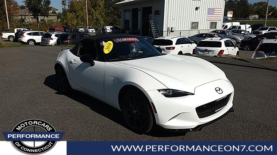 2016 Mazda MX-5 Miata 2dr Conv AUTO Club, available for sale in Wilton, Connecticut | Performance Motor Cars Of Connecticut LLC. Wilton, Connecticut 2016 Mazda MX-5 Miata 2dr Conv AUTO Club, available for sale in Wilton, Connecticut | Performance Motor Cars Of Connecticut LLC. Wilton, Connecticut