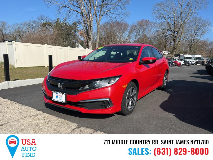 2020 Honda Civic Sedan LX CVT, available for sale in Saint James, New York | USA Auto Find. Saint James, New York 2020 Honda Civic Sedan LX CVT, available for sale in Saint James, New York | USA Auto Find. Saint James, New York
