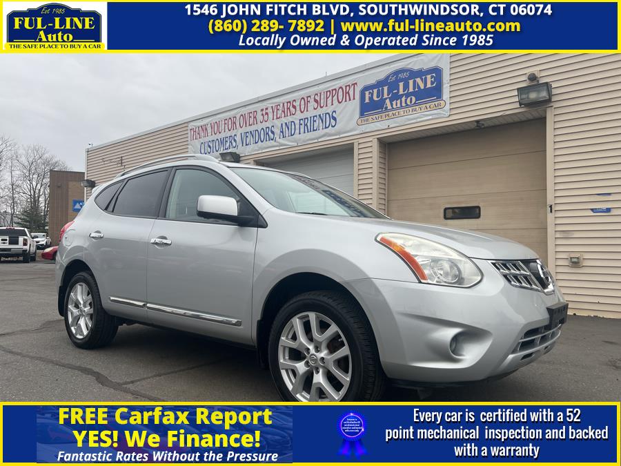 2012 Nissan Rogue AWD 4dr SV, available for sale in South Windsor , Connecticut | Ful-line Auto LLC. South Windsor , Connecticut