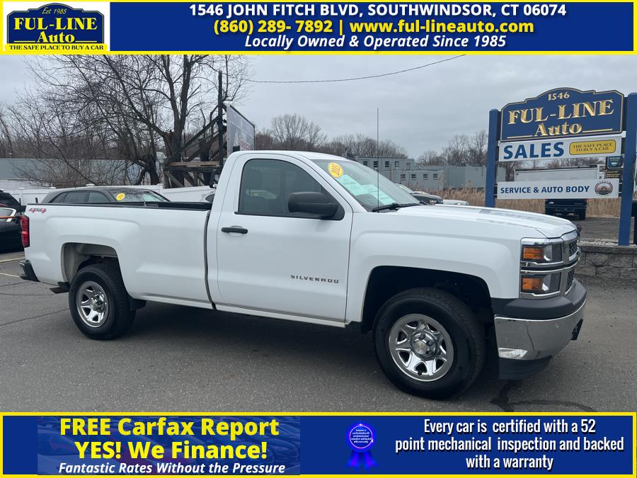 2015 Chevrolet Silverado 1500 4WD Reg Cab 133.0" LS, available for sale in South Windsor , Connecticut | Ful-line Auto LLC. South Windsor , Connecticut