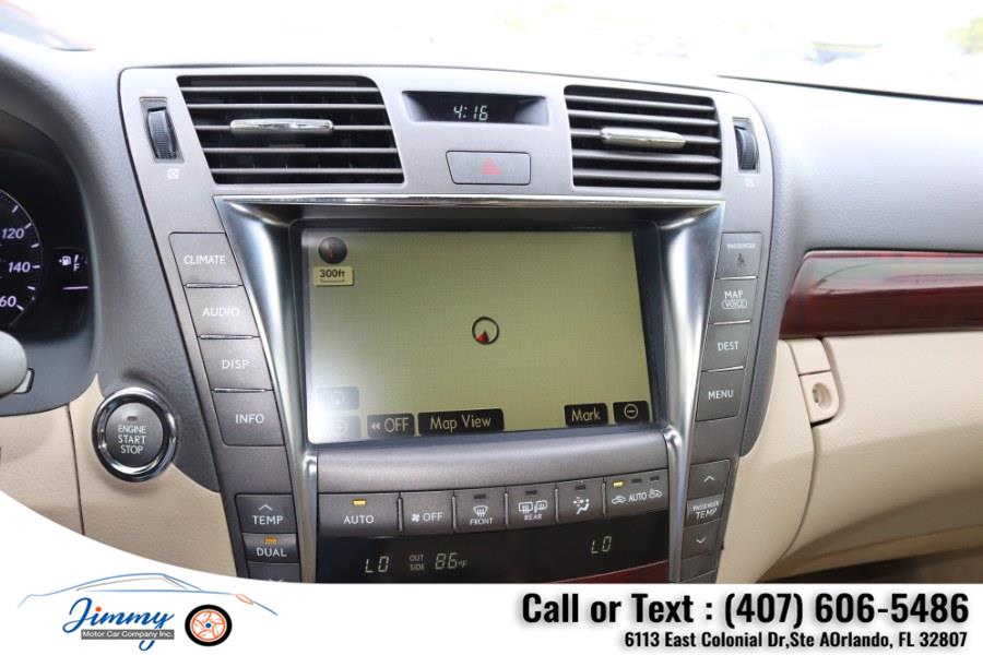 2009 Lexus LS 460 4dr Sdn LWB RWD, available for sale in Orlando, Florida | Jimmy Motor Car Company Inc. Orlando, Florida 2009 Lexus LS 460 4dr Sdn LWB RWD, available for sale in Orlando, Florida | Jimmy Motor Car Company Inc. Orlando, Florida