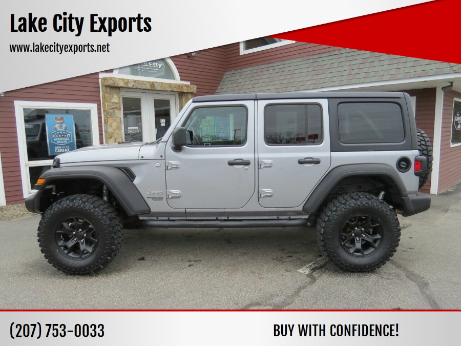 2019 Jeep Wrangler Unlimited Sport S 4x4 4dr SUV, available for sale in Auburn, Maine | Lake City Exports Inc. Auburn, Maine 2019 Jeep Wrangler Unlimited Sport S 4x4 4dr SUV, available for sale in Auburn, Maine | Lake City Exports Inc. Auburn, Maine