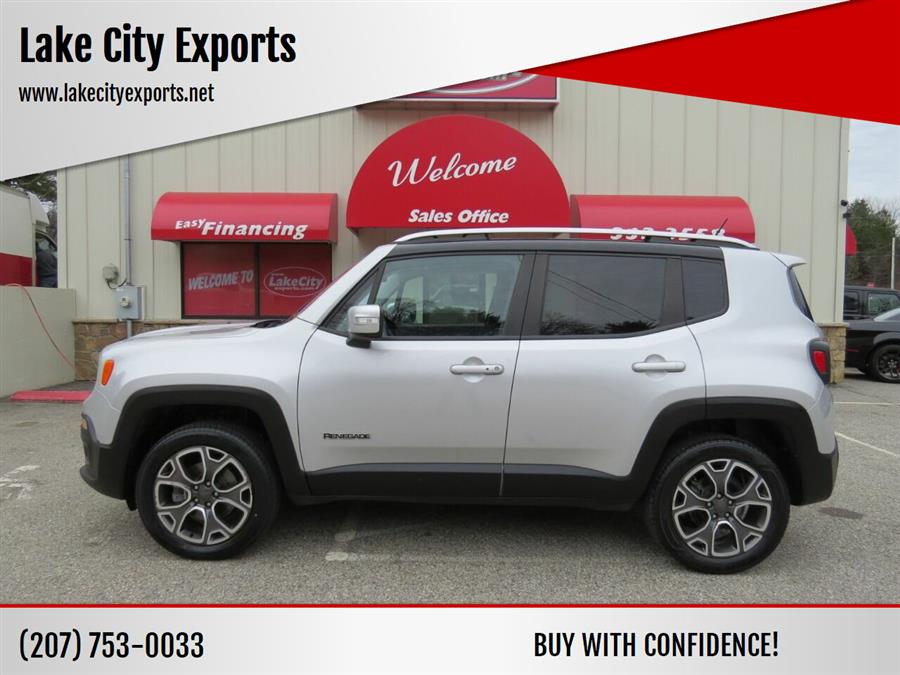 2016 Jeep Renegade Limited 4x4 4dr SUV, available for sale in Auburn, Maine | Lake City Exports Inc. Auburn, Maine 2016 Jeep Renegade Limited 4x4 4dr SUV, available for sale in Auburn, Maine | Lake City Exports Inc. Auburn, Maine