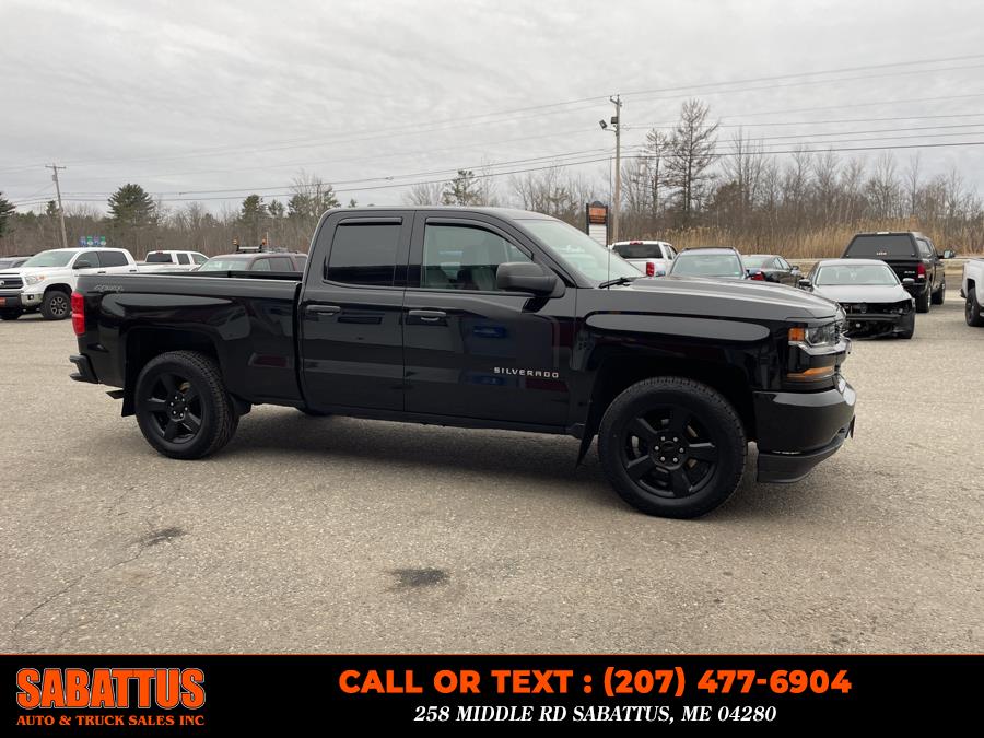 2016 Chevrolet Silverado 1500 4WD Double Cab 143.5" Custom, available for sale in Sabattus, Maine | Sabattus Auto and Truck Sales Inc. Sabattus, Maine 2016 Chevrolet Silverado 1500 4WD Double Cab 143.5" Custom, available for sale in Sabattus, Maine | Sabattus Auto and Truck Sales Inc. Sabattus, Maine