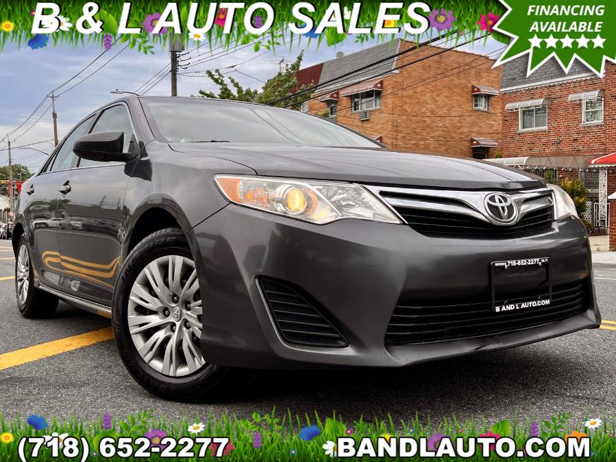 2012 Toyota Camry 4dr Sedan I4 Auto LE, available for sale in Bronx, New York | B & L Auto Sales LLC. Bronx, New York