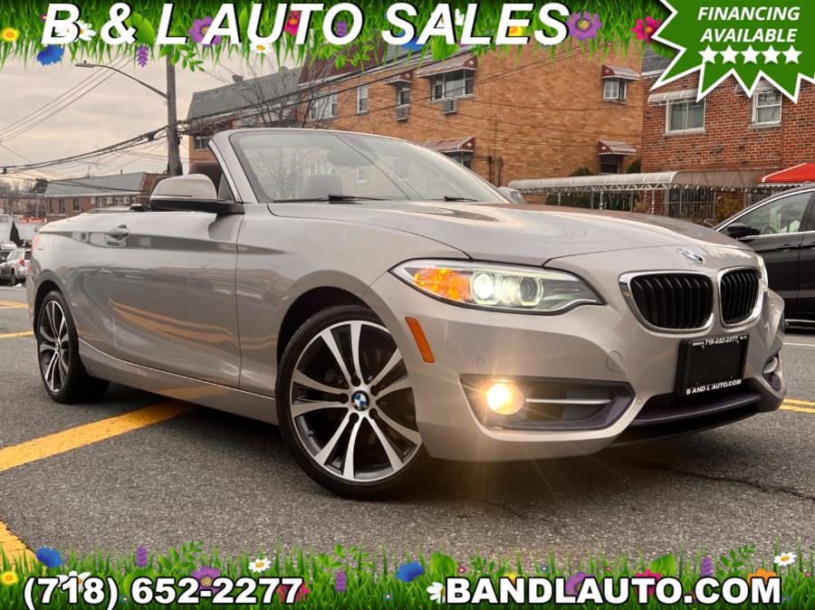 2016 BMW 2 Series 2dr Convertible 228i xDrive AWD, available for sale in Bronx, New York | B & L Auto Sales LLC. Bronx, New York
