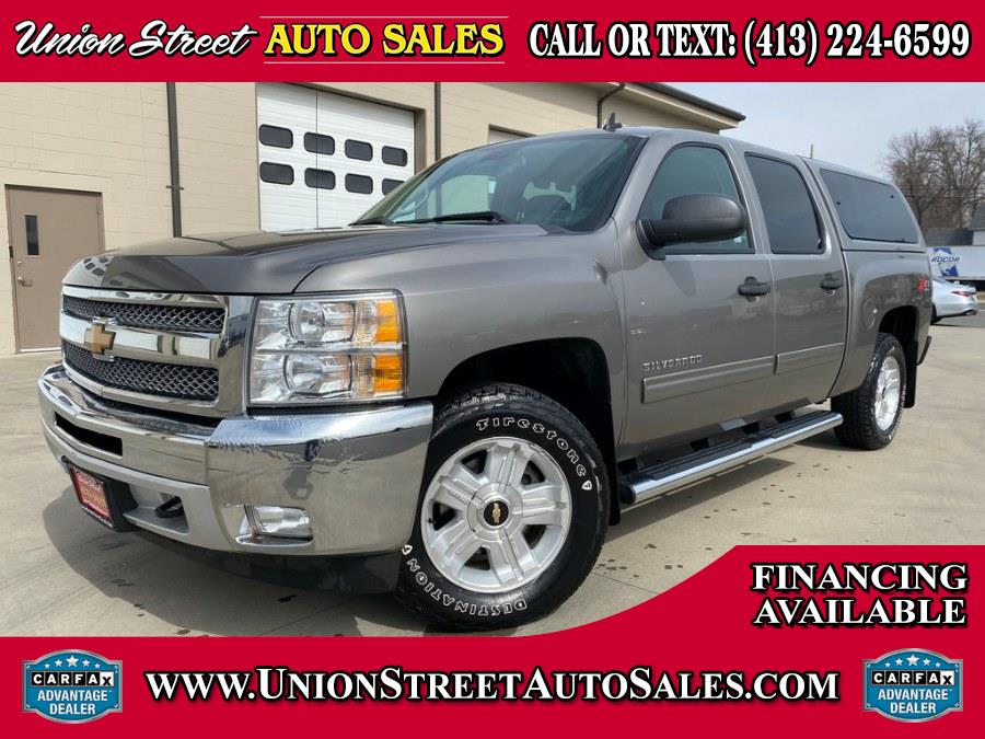 2013 Chevrolet Silverado 1500 4WD Crew Cab 143.5" LT, available for sale in West Springfield, Massachusetts | Union Street Auto Sales. West Springfield, Massachusetts