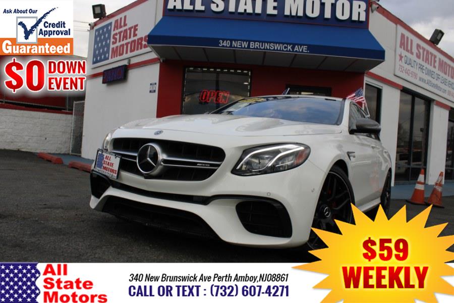 2018 Mercedes-Benz E-Class AMG E 63 S 4MATIC Sedan, available for sale in Perth Amboy, New Jersey | All State Motor Inc. Perth Amboy, New Jersey 2018 Mercedes-Benz E-Class AMG E 63 S 4MATIC Sedan, available for sale in Perth Amboy, New Jersey | All State Motor Inc. Perth Amboy, New Jersey