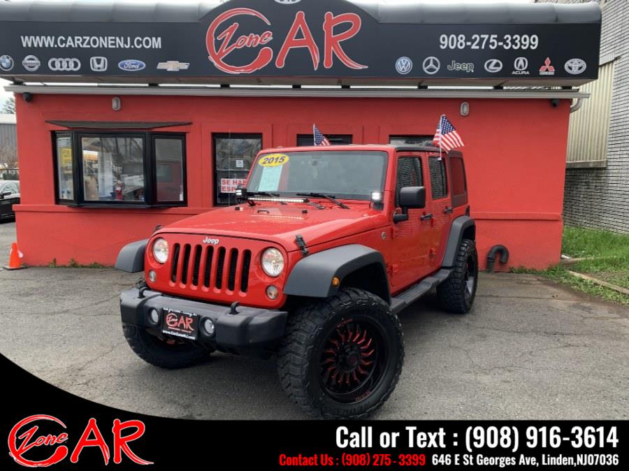 Used Jeep Wrangler Unlimited 4WD 4dr Freedom Edition *Ltd Avail* 2015 | Car Zone. Linden, New Jersey