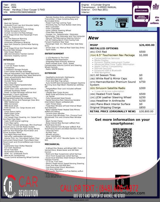 2021 Mini Hardtop 2 Door Cooper S, available for sale in Avenel, New Jersey | Car Revolution. Avenel, New Jersey 2021 Mini Hardtop 2 Door Cooper S, available for sale in Avenel, New Jersey | Car Revolution. Avenel, New Jersey