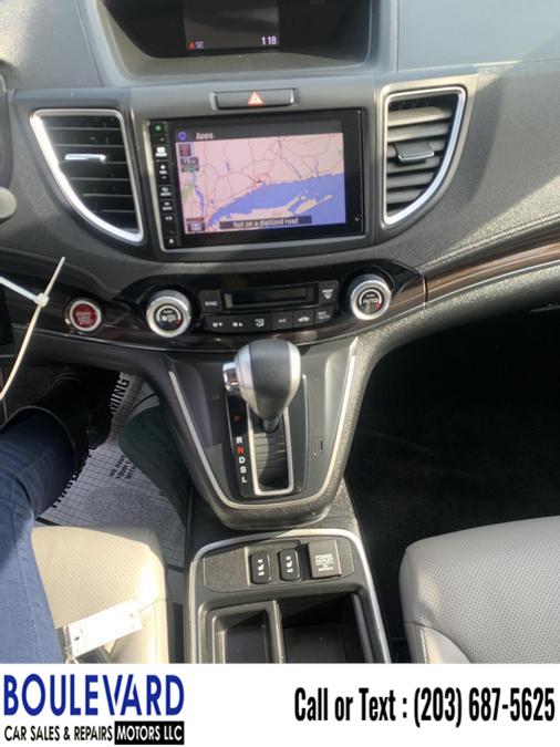 2015 Honda Cr-v Touring Sport Utility 4D, available for sale in New Haven, Connecticut | Boulevard Motors LLC. New Haven, Connecticut 2015 Honda Cr-v Touring Sport Utility 4D, available for sale in New Haven, Connecticut | Boulevard Motors LLC. New Haven, Connecticut