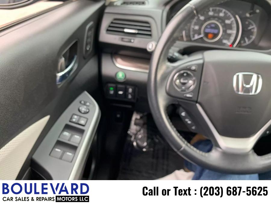 2015 Honda Cr-v Touring Sport Utility 4D, available for sale in New Haven, Connecticut | Boulevard Motors LLC. New Haven, Connecticut 2015 Honda Cr-v Touring Sport Utility 4D, available for sale in New Haven, Connecticut | Boulevard Motors LLC. New Haven, Connecticut
