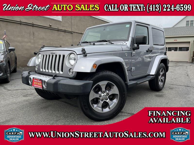 2016 Jeep Wrangler 4WD 2dr Sahara, available for sale in West Springfield, Massachusetts | Union Street Auto Sales. West Springfield, Massachusetts