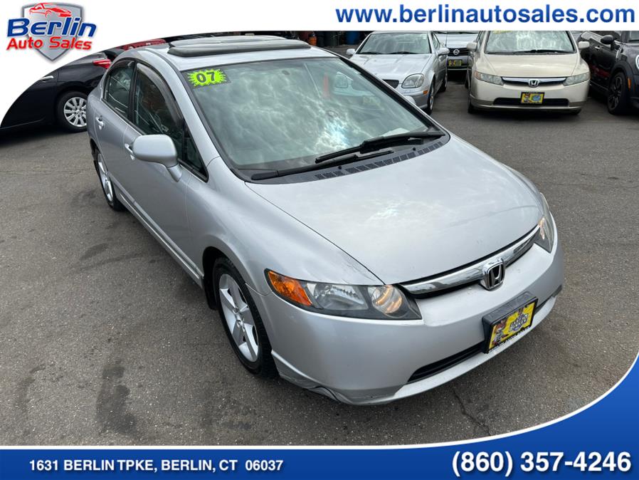 2007 Honda Civic Sdn 4dr AT EX, available for sale in Berlin, Connecticut | Berlin Auto Sales LLC. Berlin, Connecticut 2007 Honda Civic Sdn 4dr AT EX, available for sale in Berlin, Connecticut | Berlin Auto Sales LLC. Berlin, Connecticut