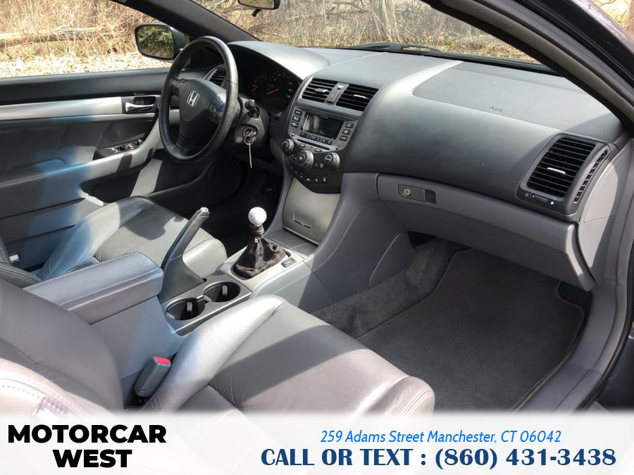 2006 Honda Accord Cpe EXL MT, available for sale in Manchester, Connecticut | Motorcar West. Manchester, Connecticut 2006 Honda Accord Cpe EXL MT, available for sale in Manchester, Connecticut | Motorcar West. Manchester, Connecticut