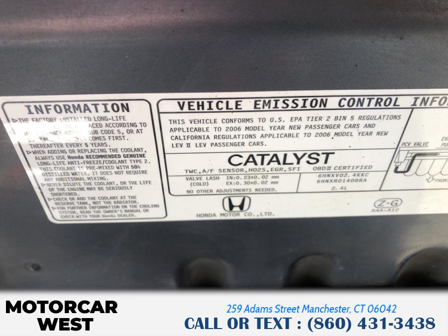 2006 Honda Accord Cpe EXL MT, available for sale in Manchester, Connecticut | Motorcar West. Manchester, Connecticut 2006 Honda Accord Cpe EXL MT, available for sale in Manchester, Connecticut | Motorcar West. Manchester, Connecticut