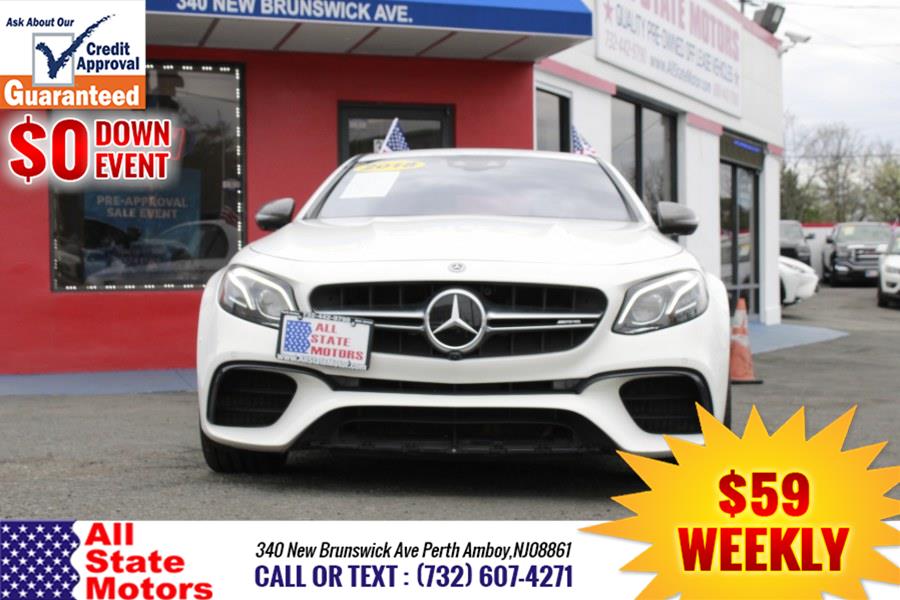 2018 Mercedes-Benz E-Class AMG E 63 S 4MATIC Sedan, available for sale in Perth Amboy, New Jersey | All State Motor Inc. Perth Amboy, New Jersey 2018 Mercedes-Benz E-Class AMG E 63 S 4MATIC Sedan, available for sale in Perth Amboy, New Jersey | All State Motor Inc. Perth Amboy, New Jersey
