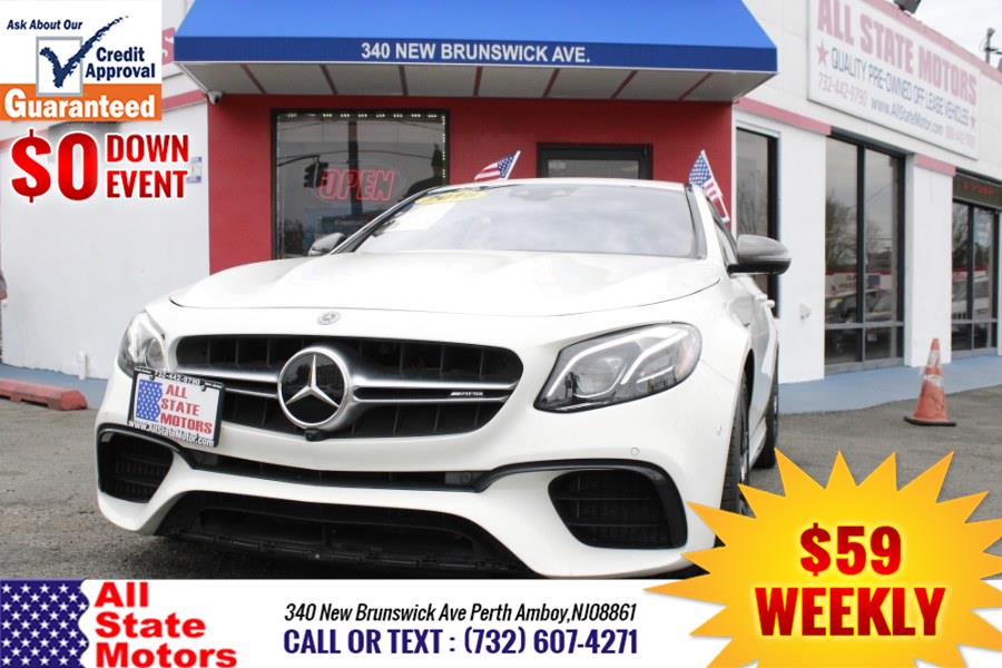 2018 Mercedes-Benz E-Class AMG E 63 S 4MATIC Sedan, available for sale in Perth Amboy, New Jersey | All State Motor Inc. Perth Amboy, New Jersey 2018 Mercedes-Benz E-Class AMG E 63 S 4MATIC Sedan, available for sale in Perth Amboy, New Jersey | All State Motor Inc. Perth Amboy, New Jersey