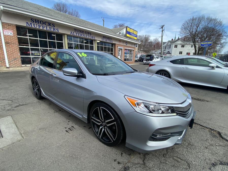 2016 Honda Accord Sedan 4dr I4 CVT Sport, available for sale in Hartford, Connecticut | VEB Auto Sales. Hartford, Connecticut 2016 Honda Accord Sedan 4dr I4 CVT Sport, available for sale in Hartford, Connecticut | VEB Auto Sales. Hartford, Connecticut