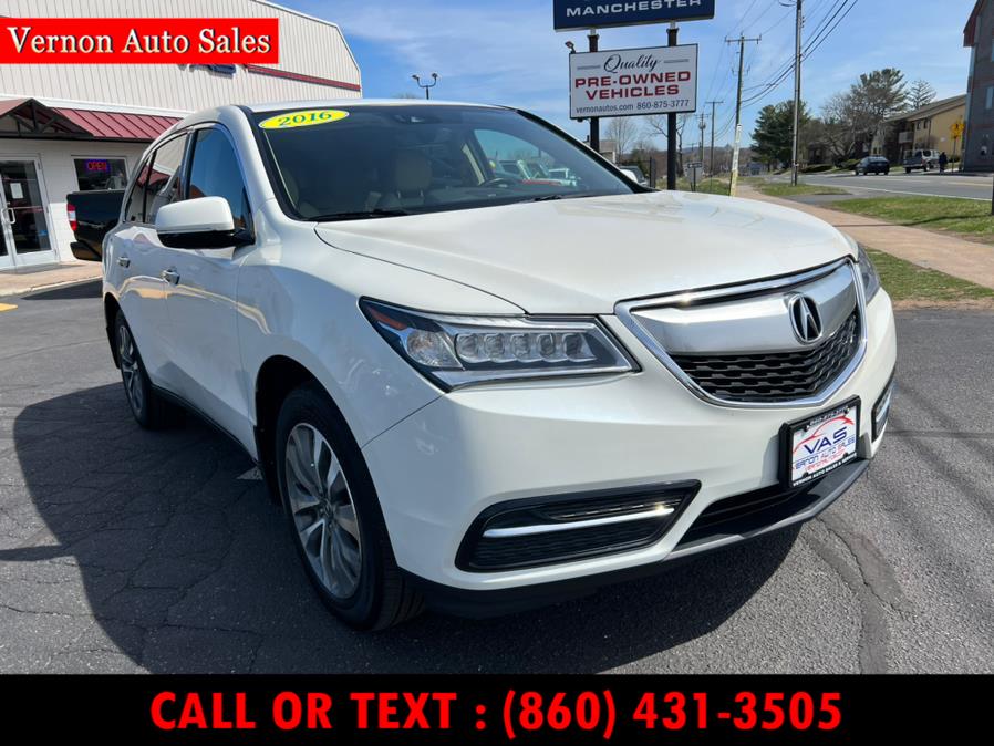 2016 Acura MDX SH-AWD 4dr w/Tech, available for sale in Manchester, Connecticut | Vernon Auto Sale & Service. Manchester, Connecticut 2016 Acura MDX SH-AWD 4dr w/Tech, available for sale in Manchester, Connecticut | Vernon Auto Sale & Service. Manchester, Connecticut
