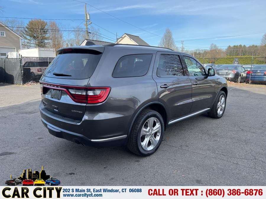 2015 Dodge Durango AWD 4dr Limited, available for sale in East Windsor, Connecticut | Car City LLC. East Windsor, Connecticut 2015 Dodge Durango AWD 4dr Limited, available for sale in East Windsor, Connecticut | Car City LLC. East Windsor, Connecticut