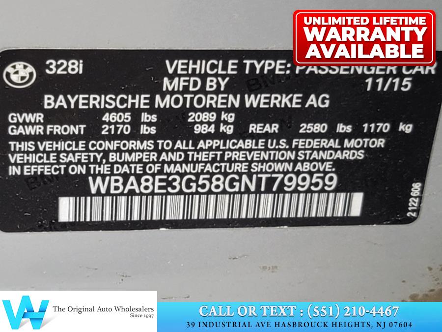 2016 BMW 3 Series 4dr Sdn 328i xDrive AWD, available for sale in Hasbrouck Heights, New Jersey | AW Auto & Truck Wholesalers, Inc. Hasbrouck Heights, New Jersey 2016 BMW 3 Series 4dr Sdn 328i xDrive AWD, available for sale in Hasbrouck Heights, New Jersey | AW Auto & Truck Wholesalers, Inc. Hasbrouck Heights, New Jersey
