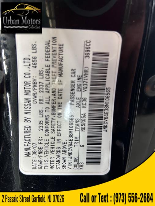 2008 Infiniti G37 Coupe Journey, available for sale in Garfield, New Jersey | Urban Motors Collection. Garfield, New Jersey 2008 Infiniti G37 Coupe Journey, available for sale in Garfield, New Jersey | Urban Motors Collection. Garfield, New Jersey