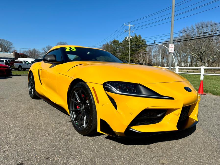 2023 Toyota GR Supra 3.0 Premium Manual (Natl), available for sale in South Windsor, Connecticut | Mike And Tony Auto Sales, Inc. South Windsor, Connecticut 2023 Toyota GR Supra 3.0 Premium Manual (Natl), available for sale in South Windsor, Connecticut | Mike And Tony Auto Sales, Inc. South Windsor, Connecticut
