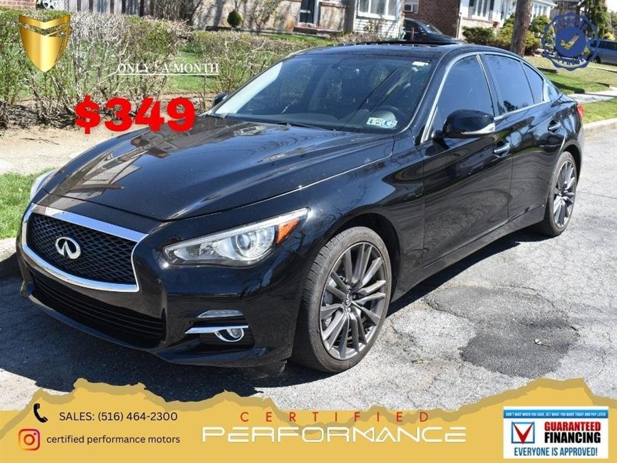 2016 Infiniti Q50 Red Sport 400, available for sale in Valley Stream, New York | Certified Performance Motors. Valley Stream, New York
