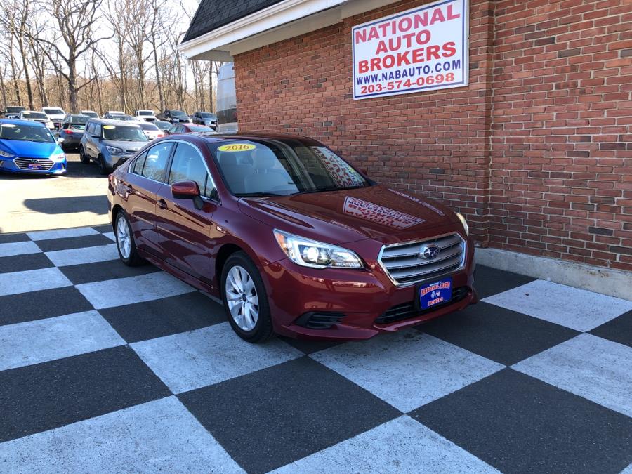 2016 Subaru Legacy 4dr Sdn 2.5i Premium PZEV, available for sale in Waterbury, Connecticut | National Auto Brokers, Inc.. Waterbury, Connecticut