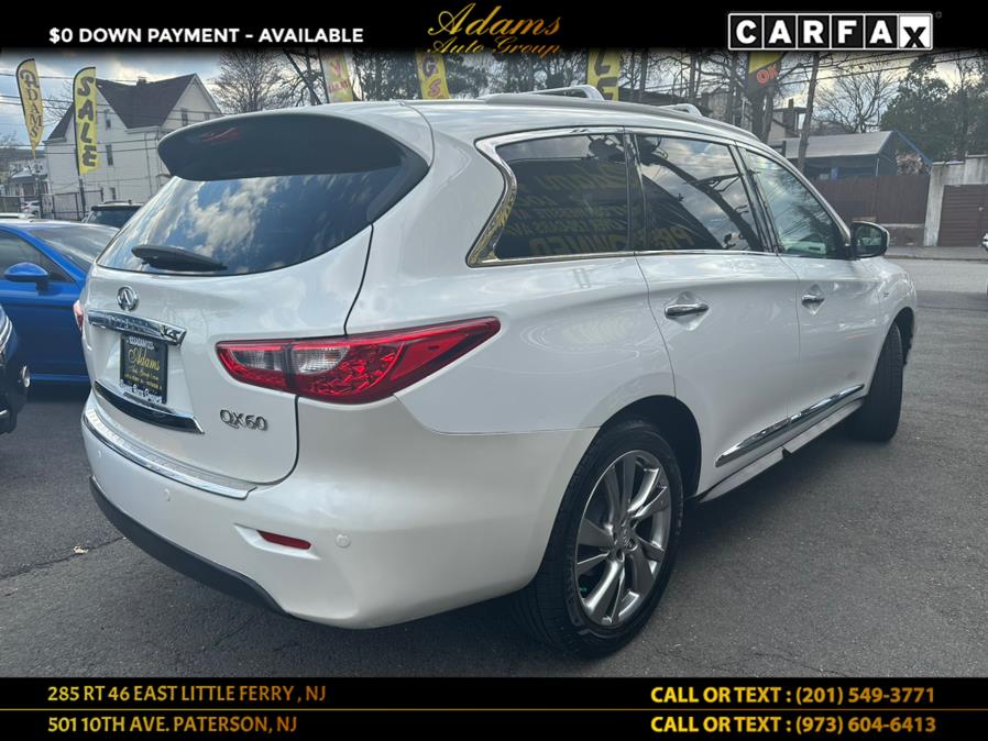 2014 Infiniti QX60 AWD 4dr, available for sale in Little Ferry , New Jersey | Adams Auto Group . Little Ferry , New Jersey 2014 Infiniti QX60 AWD 4dr, available for sale in Little Ferry , New Jersey | Adams Auto Group . Little Ferry , New Jersey