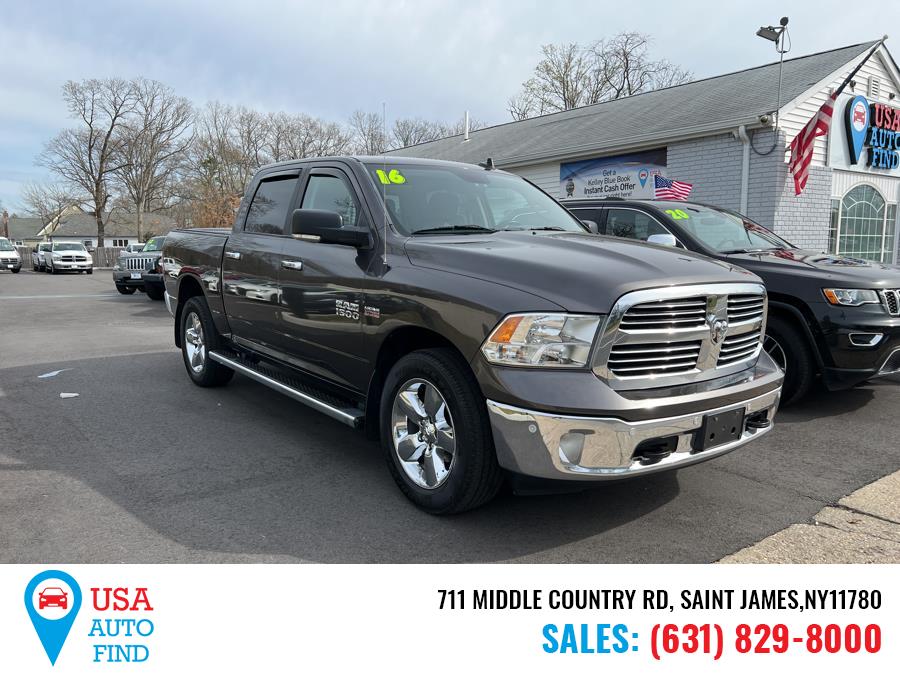 2016 Ram 1500 4WD Crew Cab 140.5" Big Horn, available for sale in Saint James, New York | USA Auto Find. Saint James, New York 2016 Ram 1500 4WD Crew Cab 140.5" Big Horn, available for sale in Saint James, New York | USA Auto Find. Saint James, New York