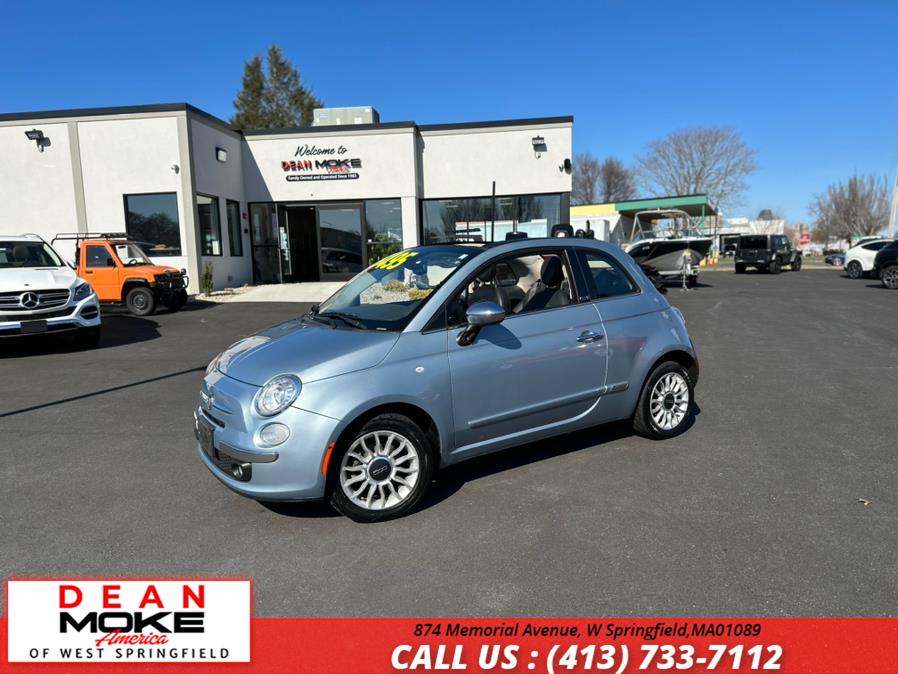 2013 FIAT 500 2dr Conv Lounge, available for sale in W Springfield, Massachusetts | Dean Moke America of West Springfield. W Springfield, Massachusetts