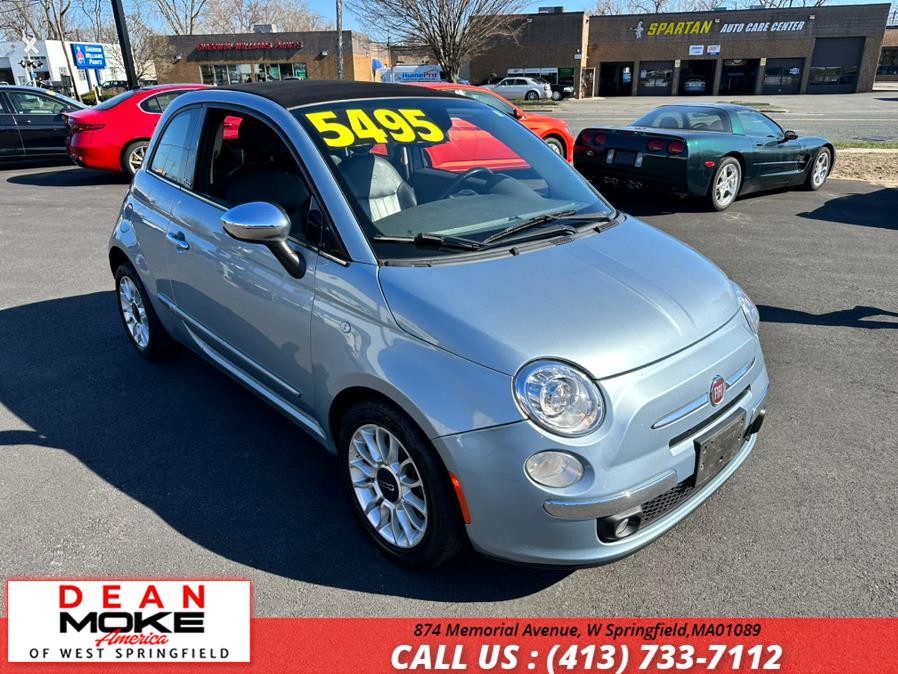 2013 FIAT 500 2dr Conv Lounge, available for sale in W Springfield, Massachusetts | Dean Moke America of West Springfield. W Springfield, Massachusetts 2013 FIAT 500 2dr Conv Lounge, available for sale in W Springfield, Massachusetts | Dean Moke America of West Springfield. W Springfield, Massachusetts