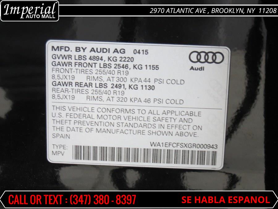 2016 Audi Q3 quattro 4dr Premium Plus, available for sale in Brooklyn, New York | Imperial Auto Mall. Brooklyn, New York 2016 Audi Q3 quattro 4dr Premium Plus, available for sale in Brooklyn, New York | Imperial Auto Mall. Brooklyn, New York