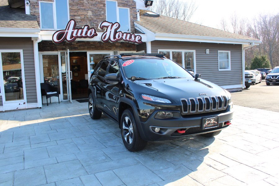 2015 Jeep Cherokee 4WD 4dr Trailhawk, available for sale in Plantsville, Connecticut | Auto House of Luxury. Plantsville, Connecticut 2015 Jeep Cherokee 4WD 4dr Trailhawk, available for sale in Plantsville, Connecticut | Auto House of Luxury. Plantsville, Connecticut