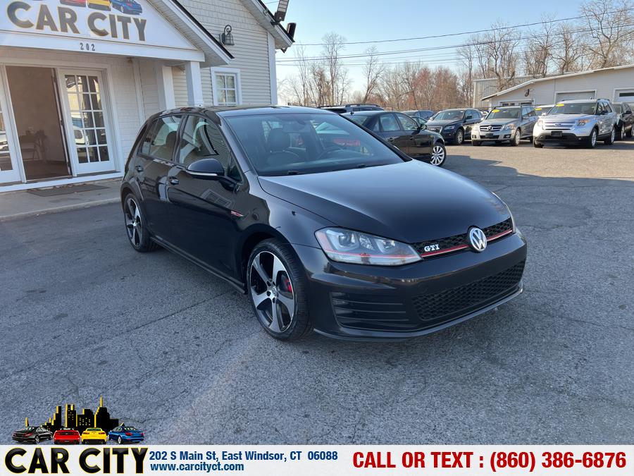 2015 Volkswagen Golf GTI 4dr HB DSG Autobahn, available for sale in East Windsor, Connecticut | Car City LLC. East Windsor, Connecticut 2015 Volkswagen Golf GTI 4dr HB DSG Autobahn, available for sale in East Windsor, Connecticut | Car City LLC. East Windsor, Connecticut