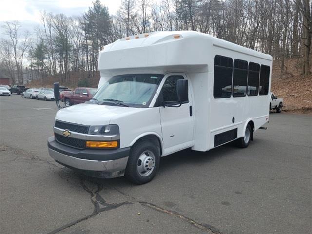 2022 Chevrolet Express 3500 Shuttle Bus, available for sale in Avon, Connecticut | Sullivan Automotive Group. Avon, Connecticut